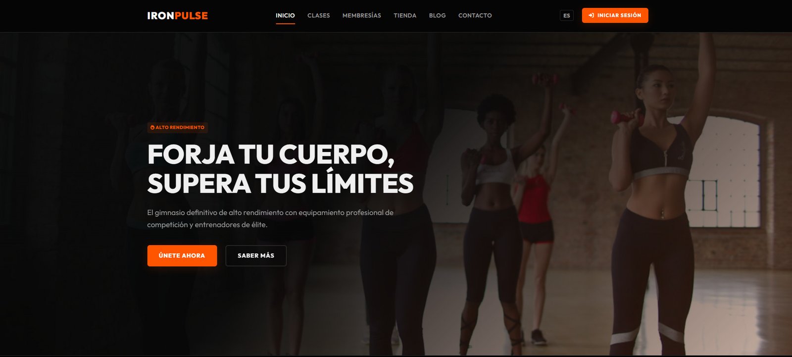 Demo Web Gimnasio cobaltho.xyz