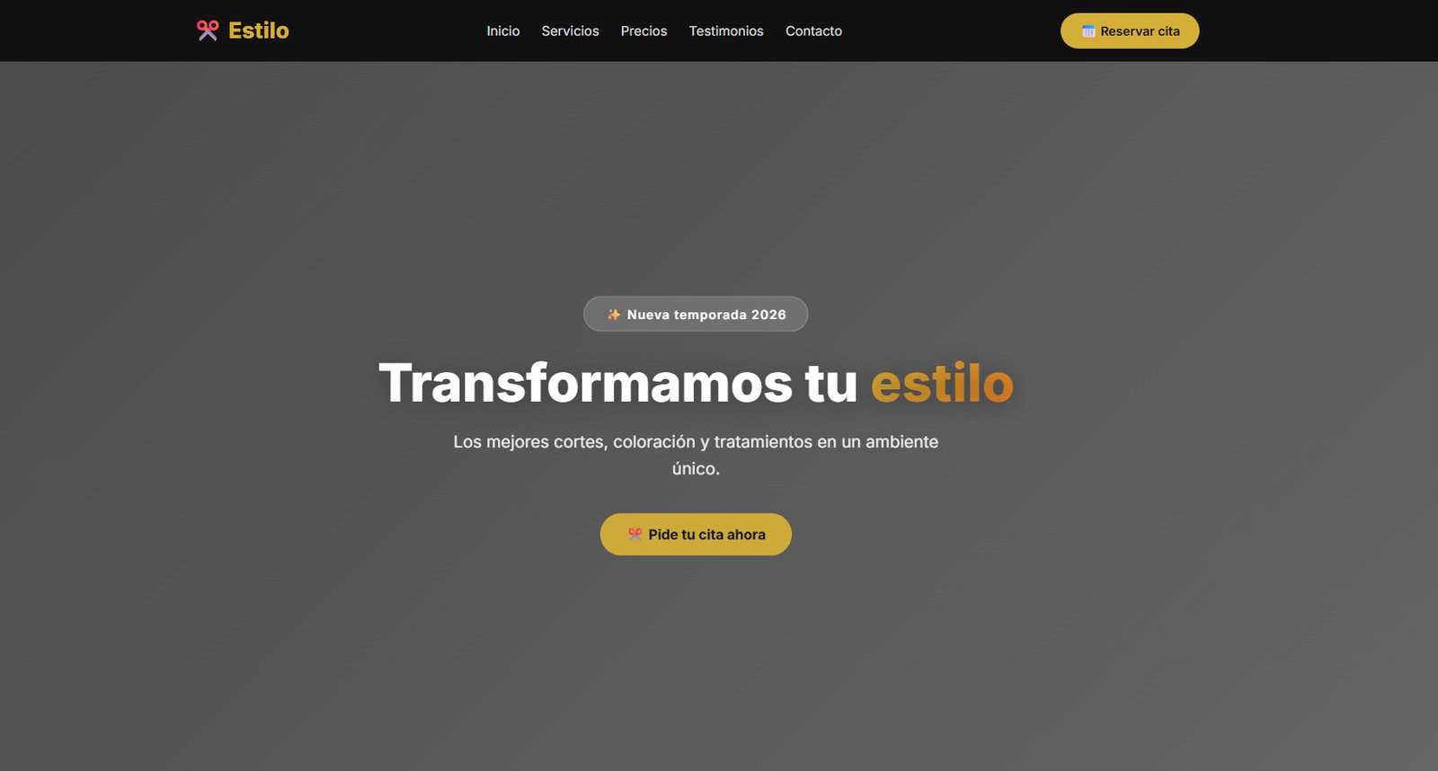 Demo Web Peluquería cobaltho.xyz